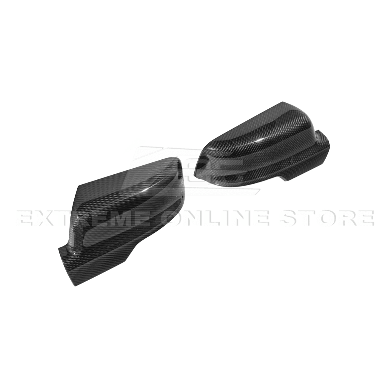 Ram 1500 Dry Carbon Fiber Factory Style Side Mirror Cap Covers 2019-Up