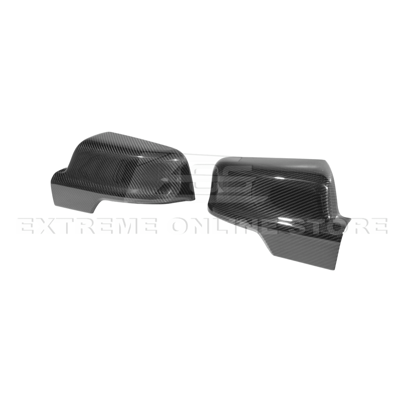 Ram 1500 Dry Carbon Fiber Factory Style Side Mirror Cap Covers 2019-Up