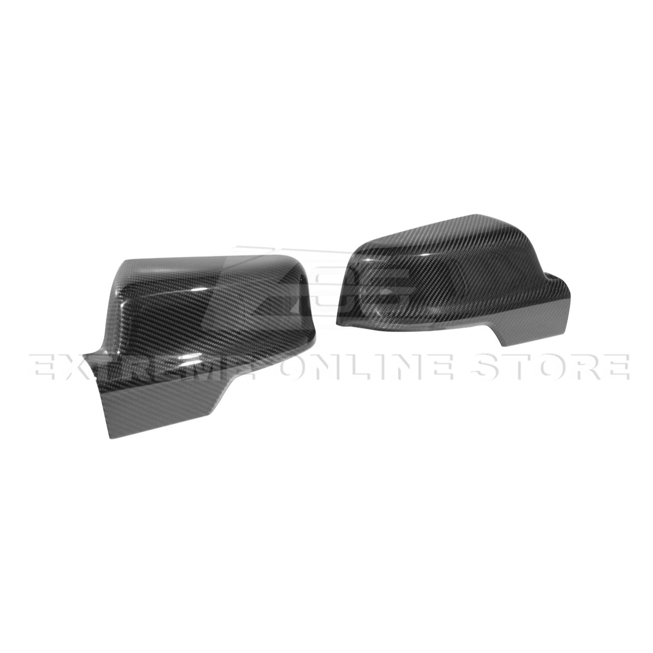 Ram 1500 Dry Carbon Fiber Factory Style Side Mirror Cap Covers 2019-Up