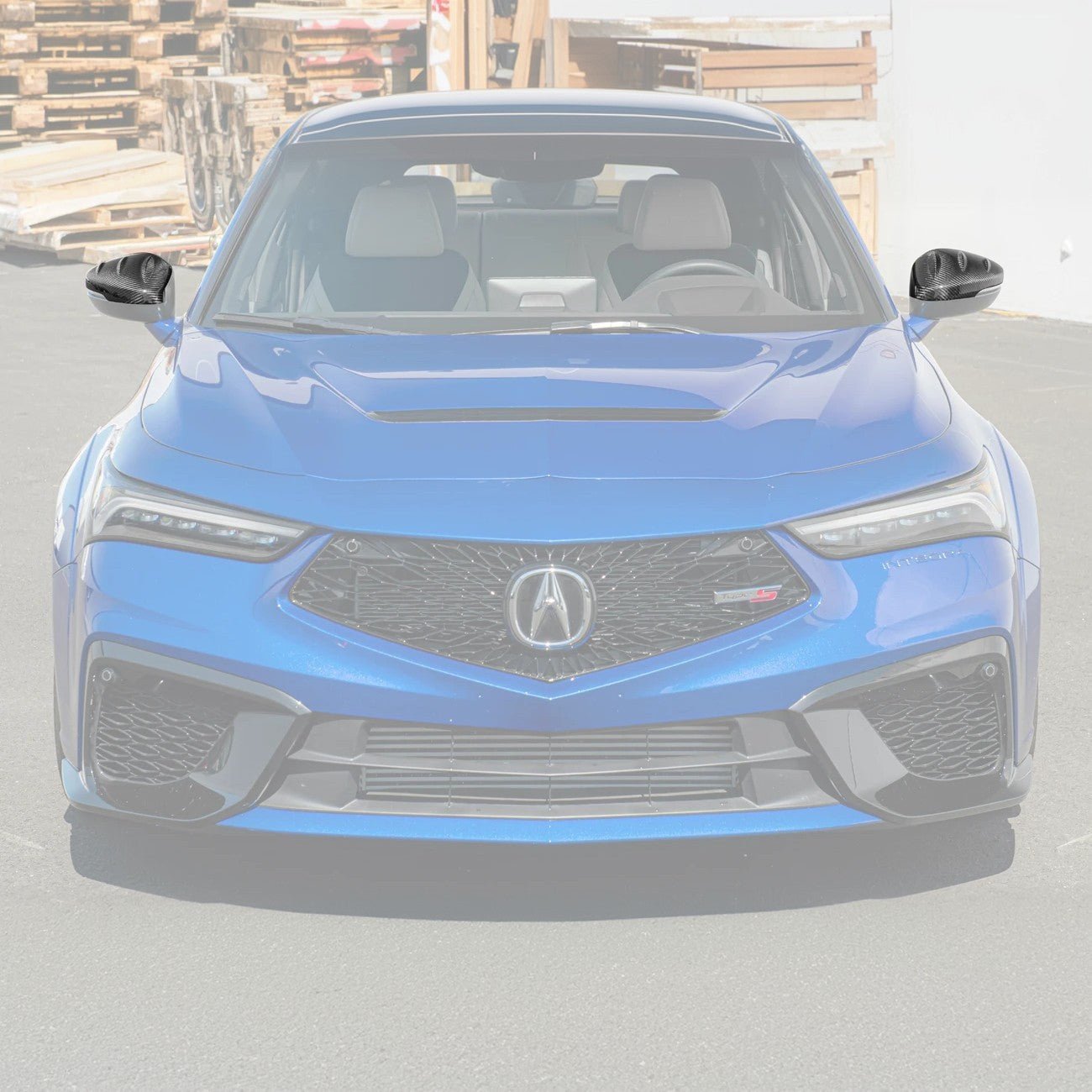 Honda Civic FE1 FE2 FE3 FE4 FL5 Acura Integra DE4 Carbon Fiber Mirror Cap Covers 2022-Up