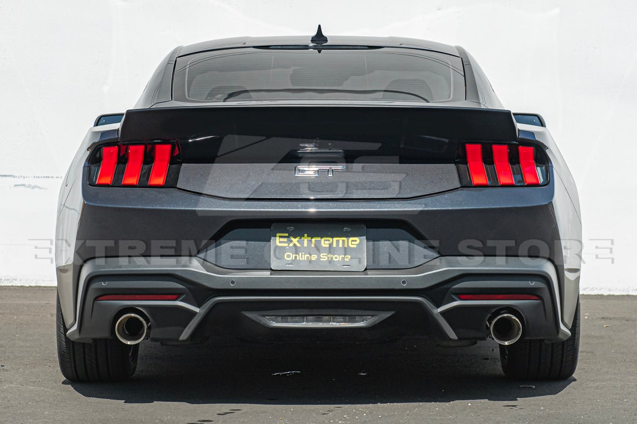 Ford Mustang S650 EOS Performance Ducktail Style Matte Black Gloss Black Rear Wing Spoiler 2024-Up