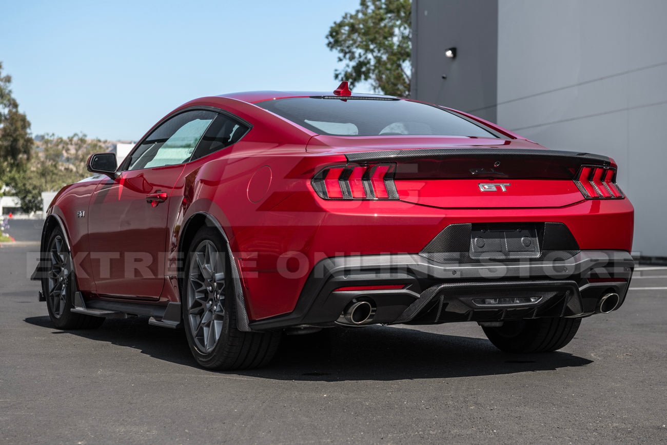 Ford Mustang S650 Carbon Fiber Rear Decklid Spoiler Panel 2024-Up