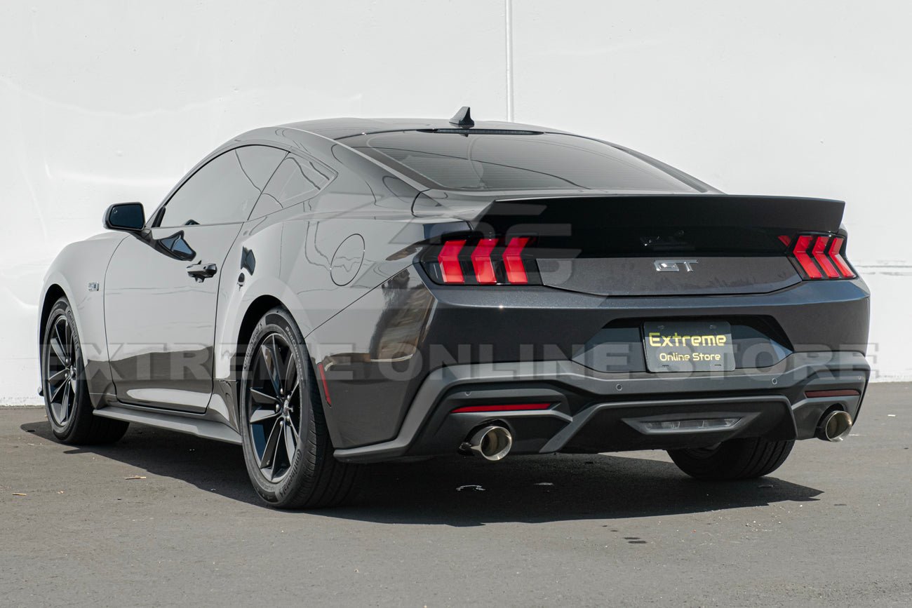 Ford Mustang S650 EOS Performance Ducktail Style Matte Black Gloss Black Rear Wing Spoiler 2024-Up