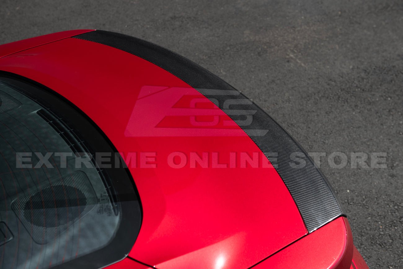 Ford Mustang S650 Carbon Fiber Rear Decklid Spoiler Panel 2024-Up