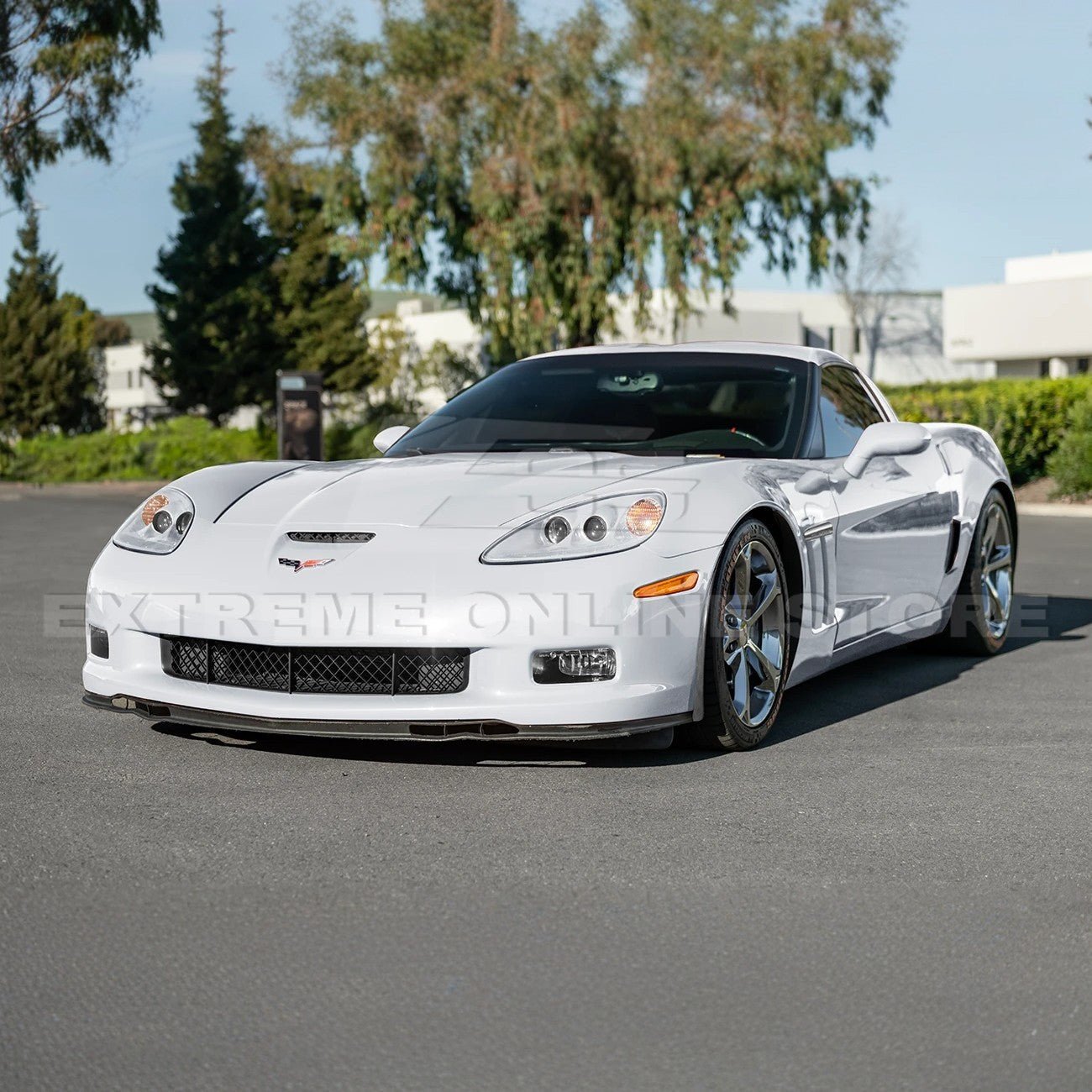 Chevrolet Corvette C6 OEM Style Clear Lens Painted Housing HID Headlights 2005-2013