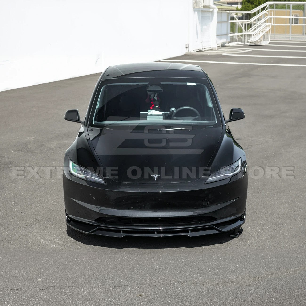 Tesla Model 3 Highland Performance Style Gloss Black Front Lip Splitter 2024-Up