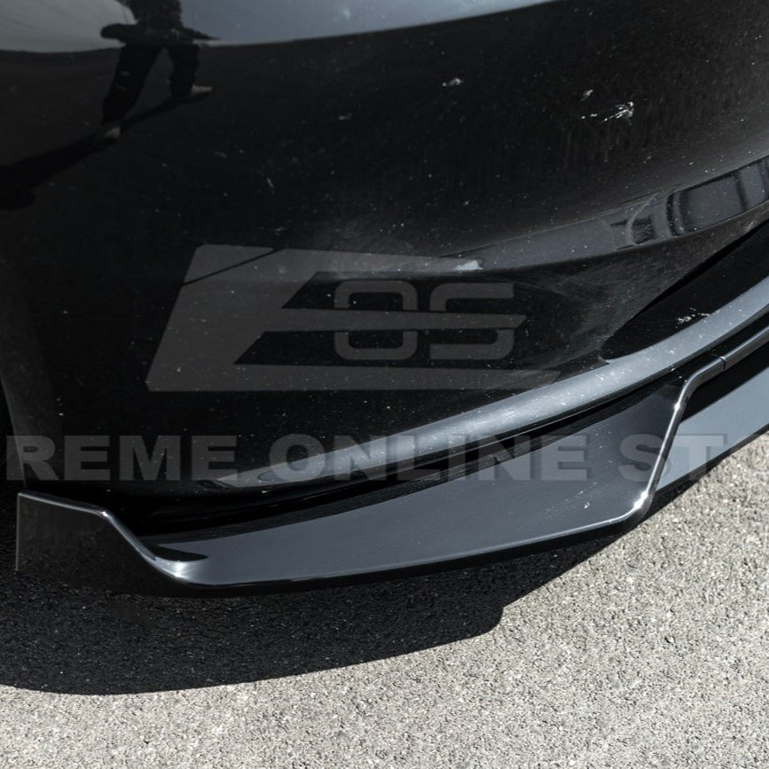 Tesla Model 3 Highland Performance Style Gloss Black Front Lip Splitter 2024-Up