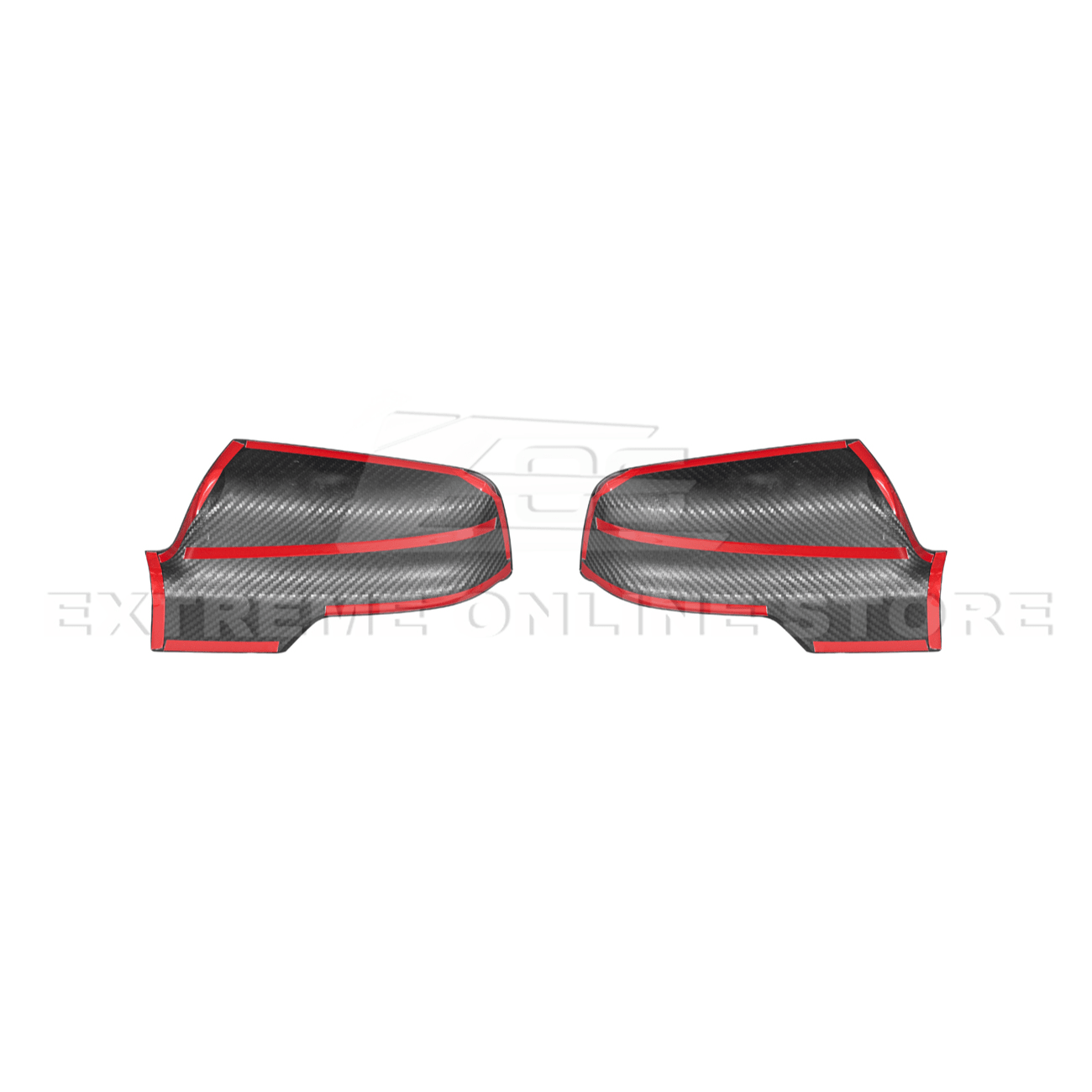 Ram 1500 Dry Carbon Fiber Factory Style Side Mirror Cap Covers 2019-Up