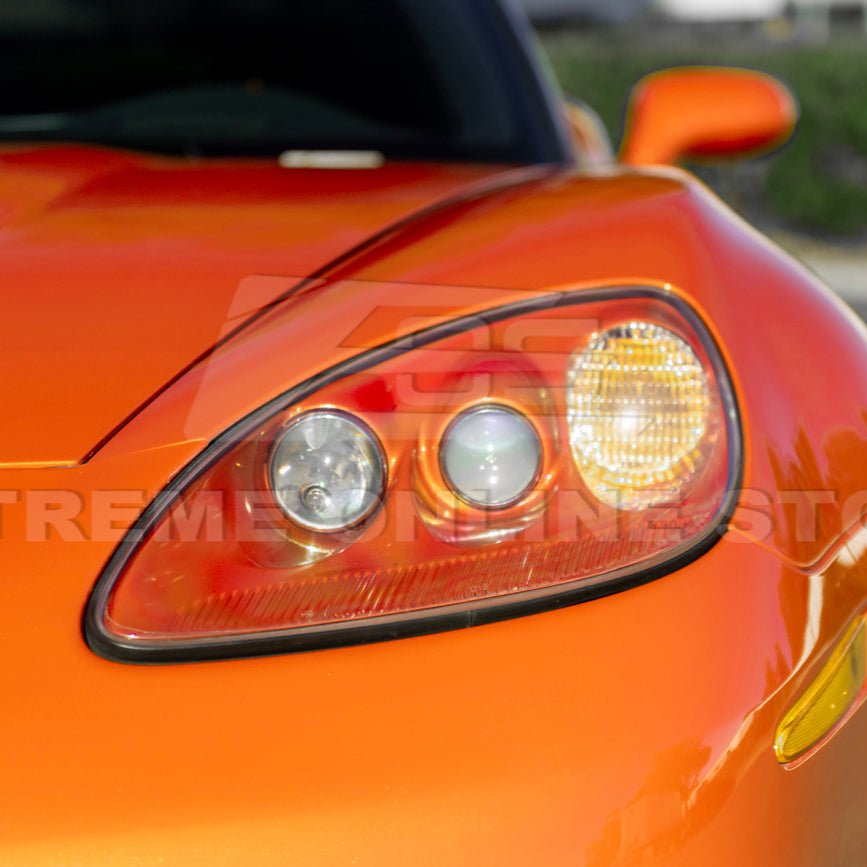 Chevrolet Corvette C6 OEM Style Clear Lens Painted Housing HID Headlights 2005-2013