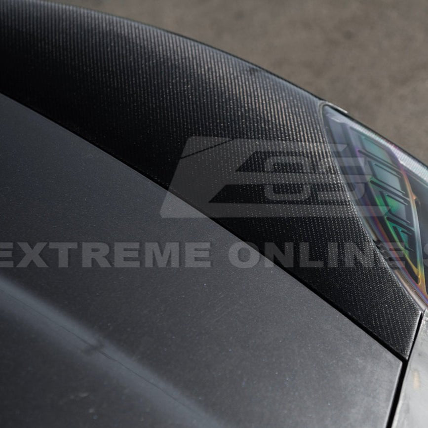 Chevrolet Corvette C6 ZR1 Style Carbon Fiber / Matte Black Front Wide Body Fender Pair 2005-2013
