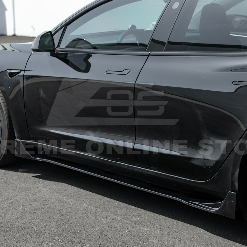 Tesla Model 3 Highland Performance Track Style Gloss Black Body Kit 2024-Up