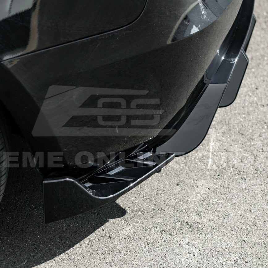 Tesla Model 3 Highland Performance Style Gloss Black Rear Bumper Diffuser Lip 2024-Up