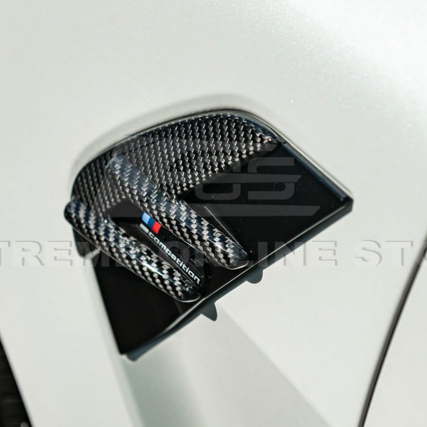 BMW G82 G83 M4 Carbon Fiber Fender Vent Covers 2021–Present