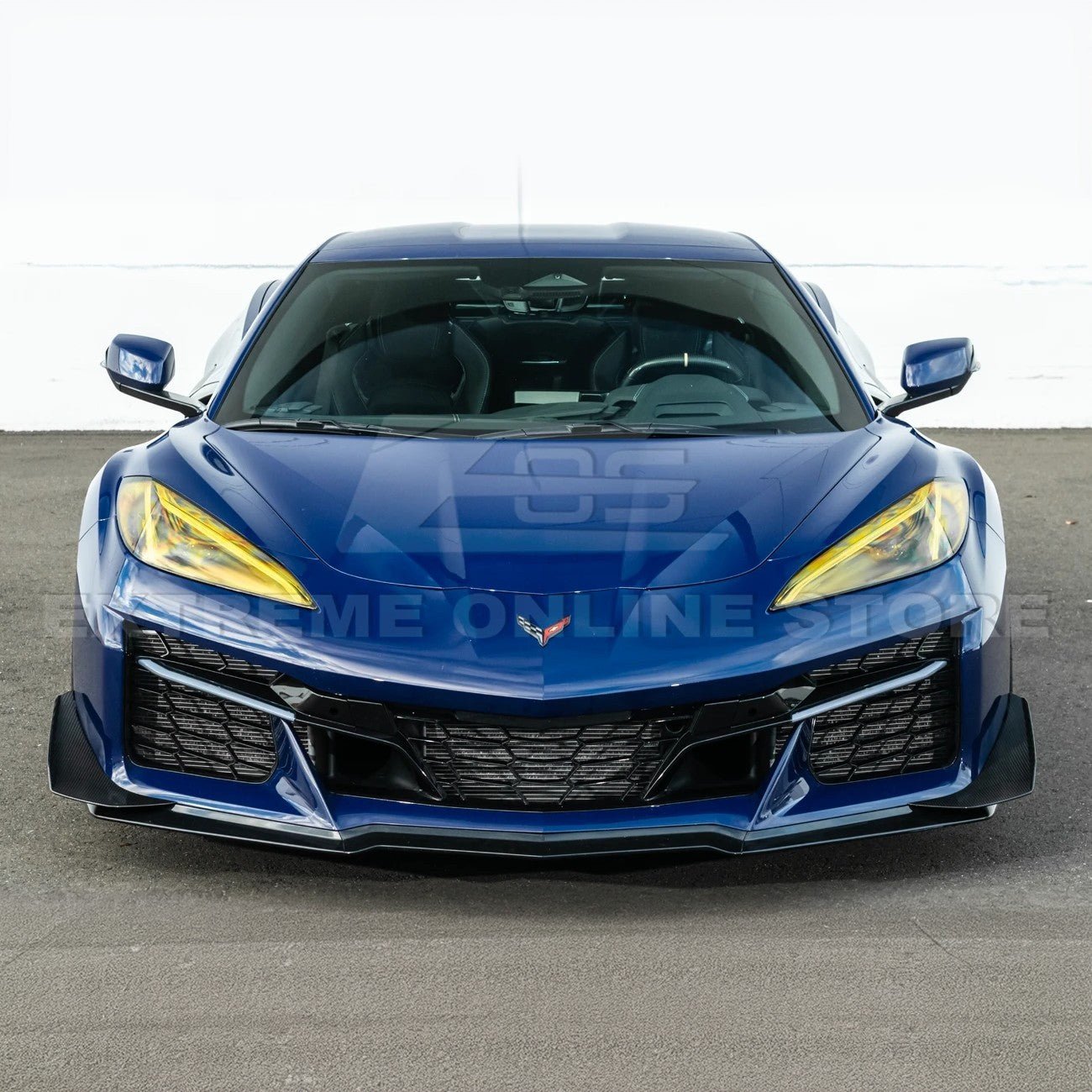 Chevrolet Corvette C8 Z06 Factory Style Carbon Fiber Front Grille Insert 2023-Up