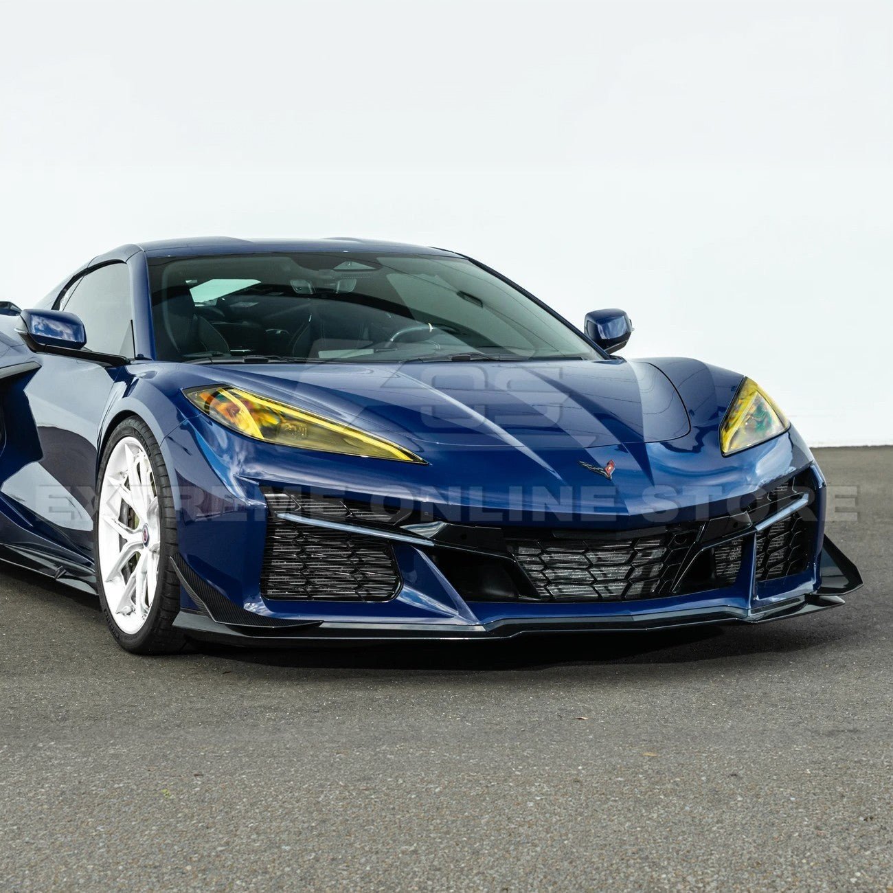 Chevrolet Corvette C8 Z06 Factory Style Carbon Fiber Front Grille Insert 2023-Up
