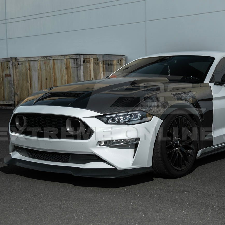 Ford Mustang S550 S650 Style LED Projector Headlights Sequential DRL 2018–2023