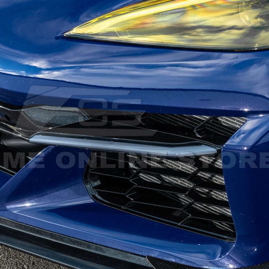 Chevrolet Corvette C8 Z06 Factory Style Carbon Fiber Front Grille Insert 2023-Up