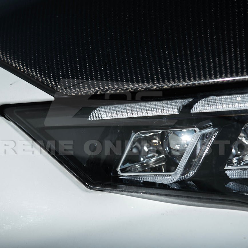 Ford Mustang S550 S650 Style LED Projector Headlights Sequential DRL 2018–2023