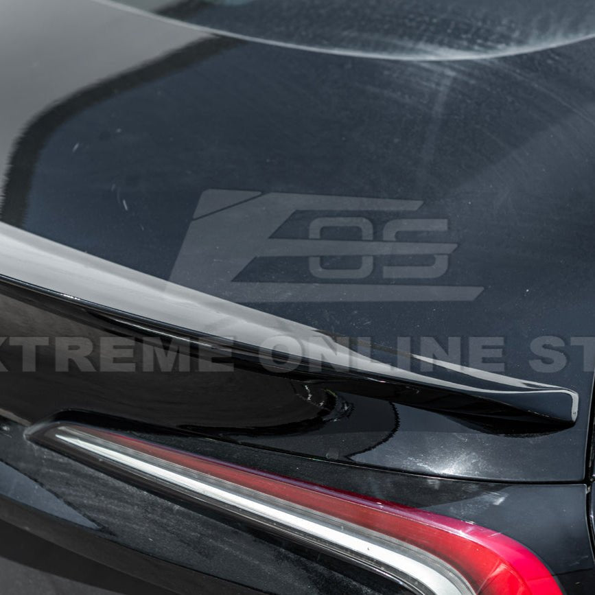 Tesla Model 3 Highland Track Style Gloss Black Rear Trunk Wing Spoiler 2024-Up