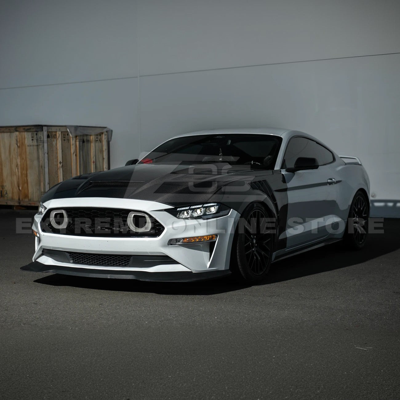 Ford Mustang S550 S650 Style LED Projector Headlights Sequential DRL 2018–2023
