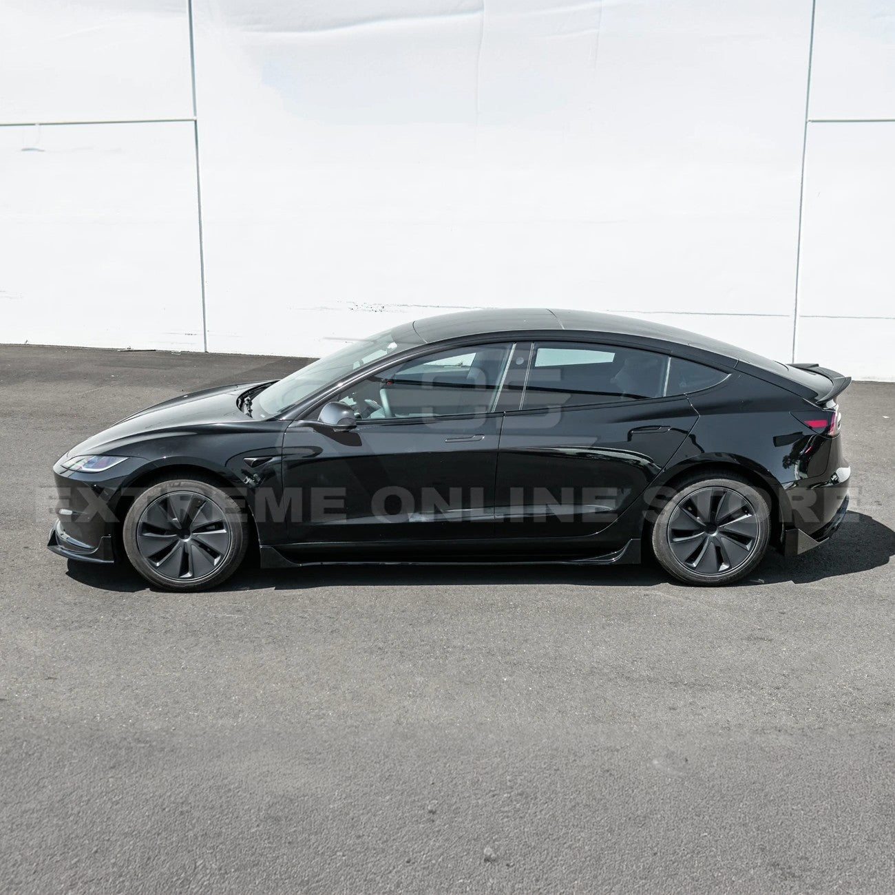 Tesla Model 3 Highland Track Style Gloss Black Full Body Kit 2024-Up