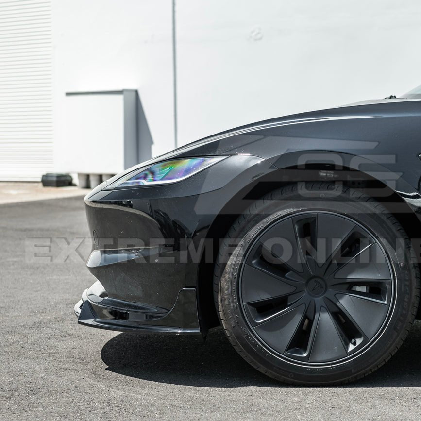 Tesla Model 3 Highland Track Style Gloss Black Full Body Kit 2024-Up