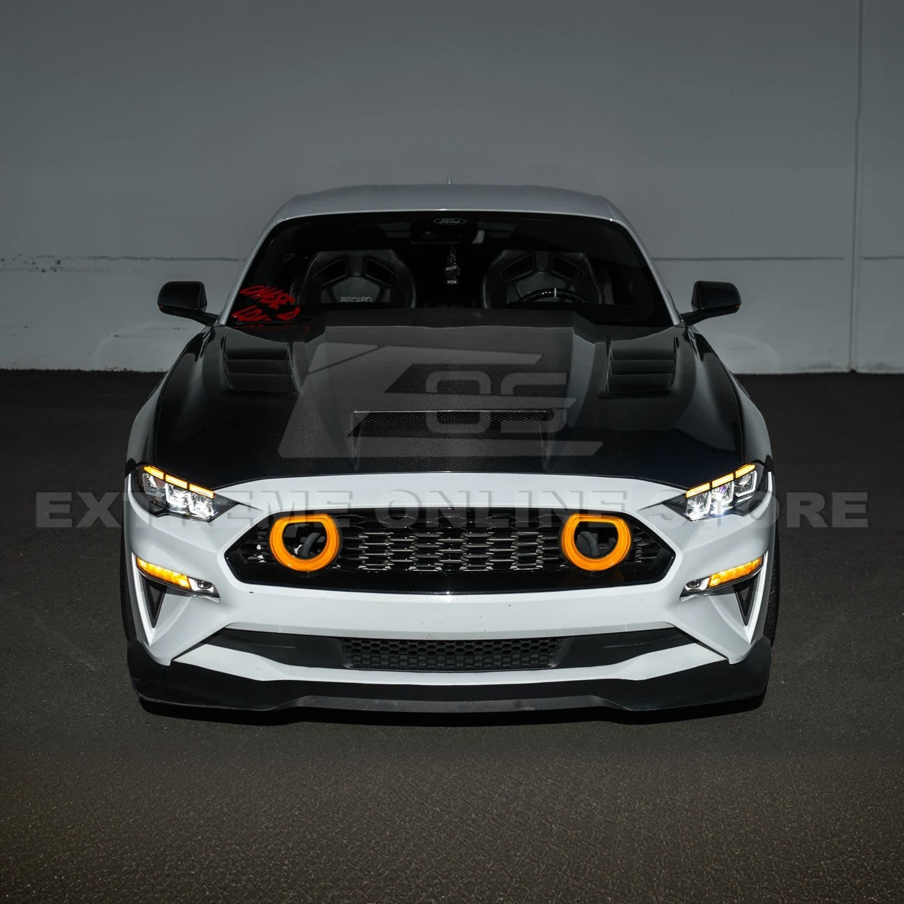 Ford Mustang S550 S650 Style LED Projector Headlights Sequential DRL 2018–2023