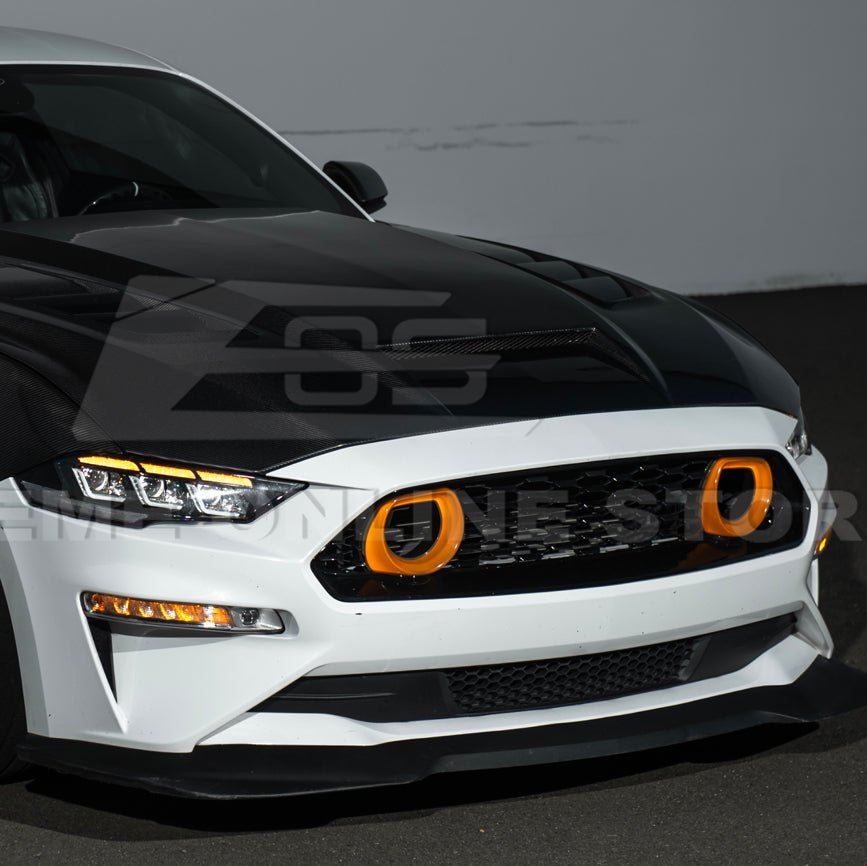 Ford Mustang S550 S650 Style LED Projector Headlights Sequential DRL 2018–2023