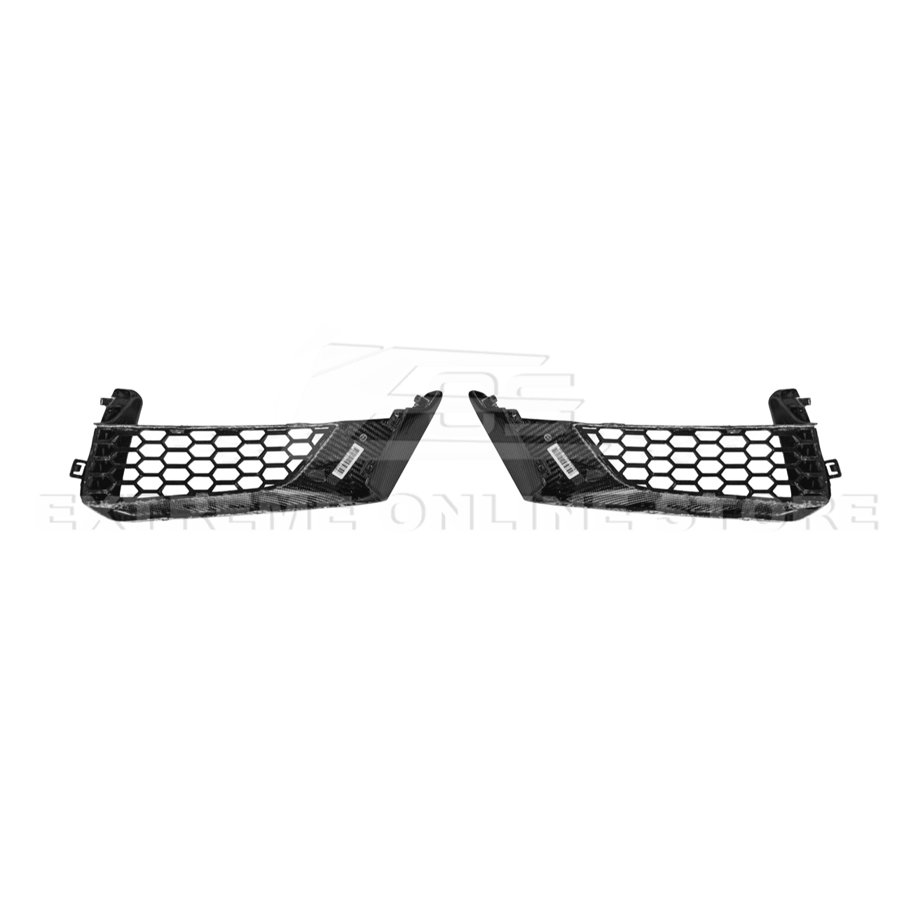 Ford Mustang S650 Dark Horse Dry Carbon Fiber Front Grille Insert Set 2024-Up