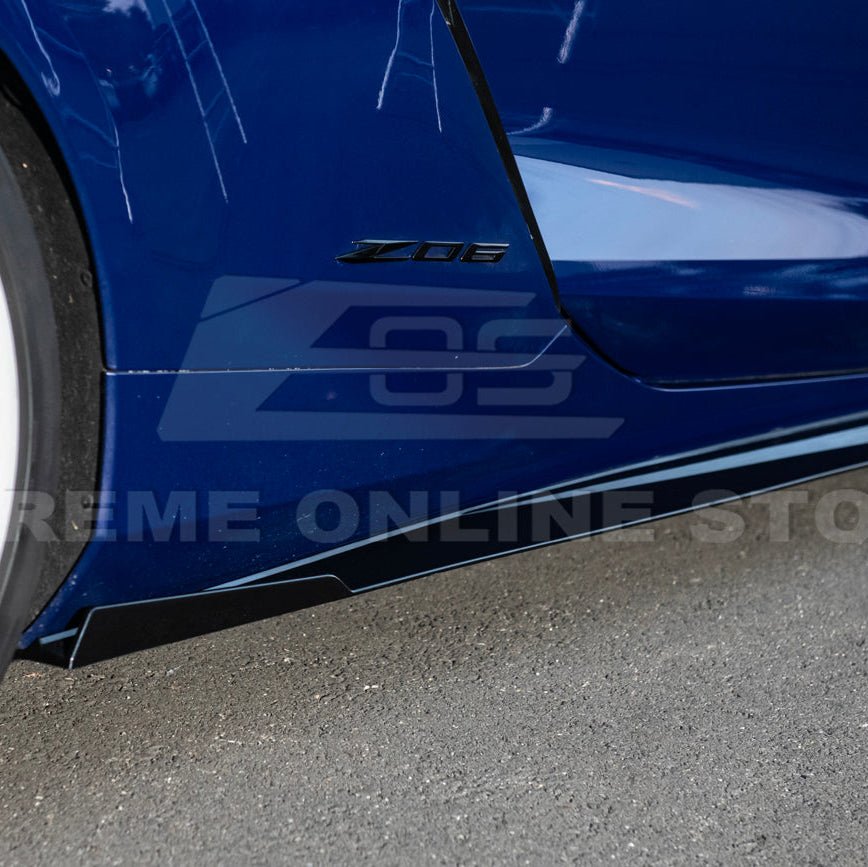 Chevrolet Corvette C8 Models Z06 EOS Performance Track Style Side Skirts