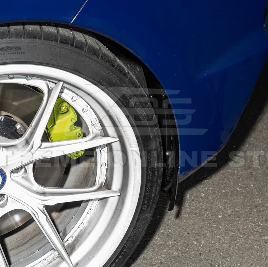 Corvette C8 Z06 XL Extended Rear Mud Flap Guards Matte Black 2023-Up