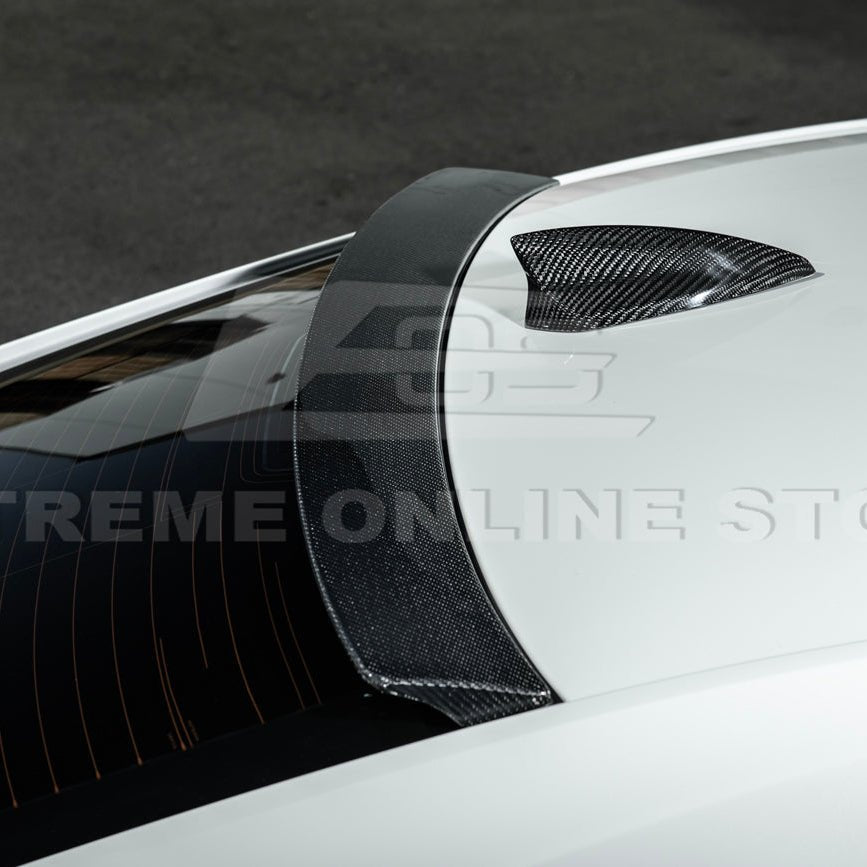 Cadillac CT4 / CT4-V Carbon Fiber Rear Roof Window Spoiler 2020-Up