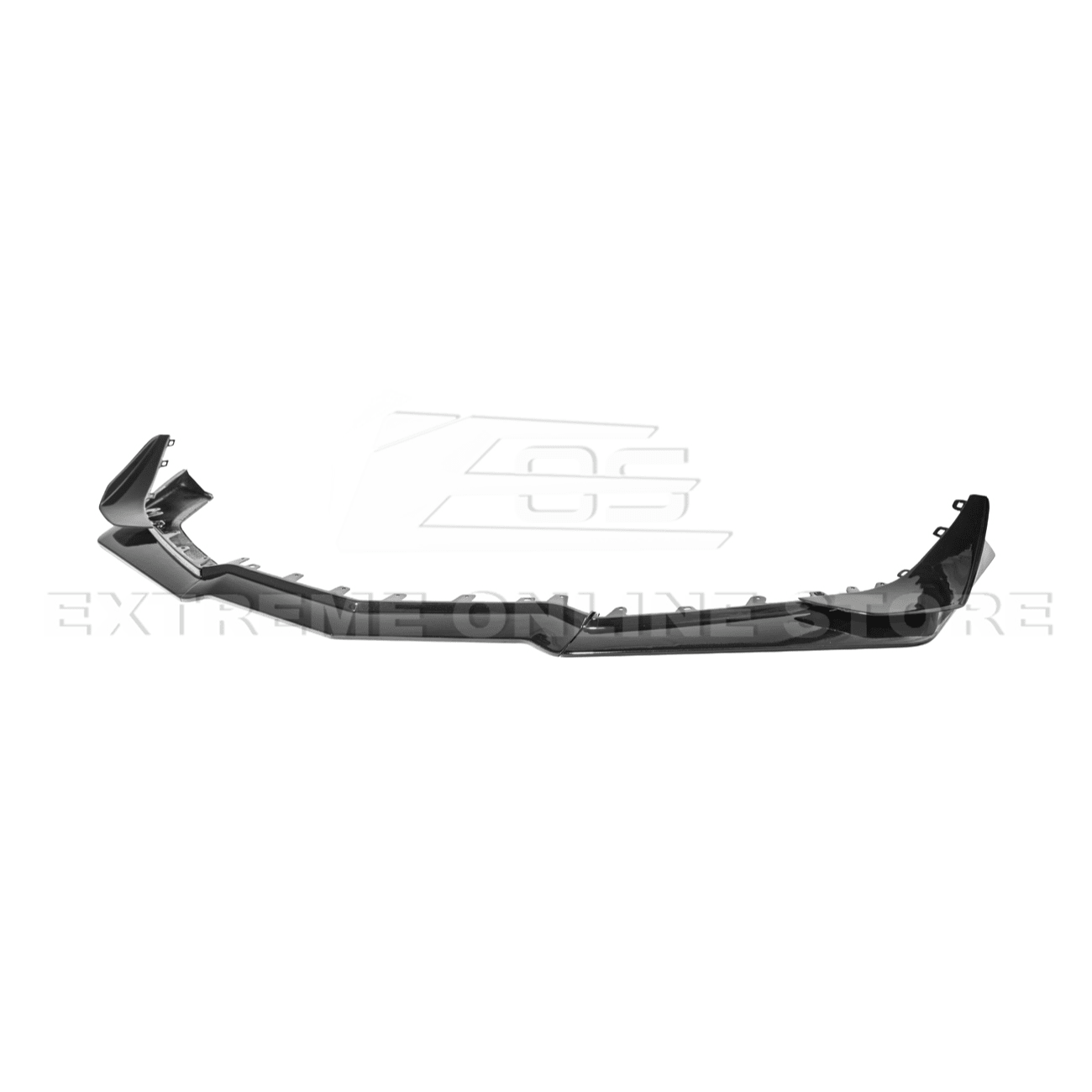 Chevrolet Corvette C8 Z06 E-Ray Z07 Extended Package Dry Carbon Fiber Front Splitter Canards Kit 2023-Up