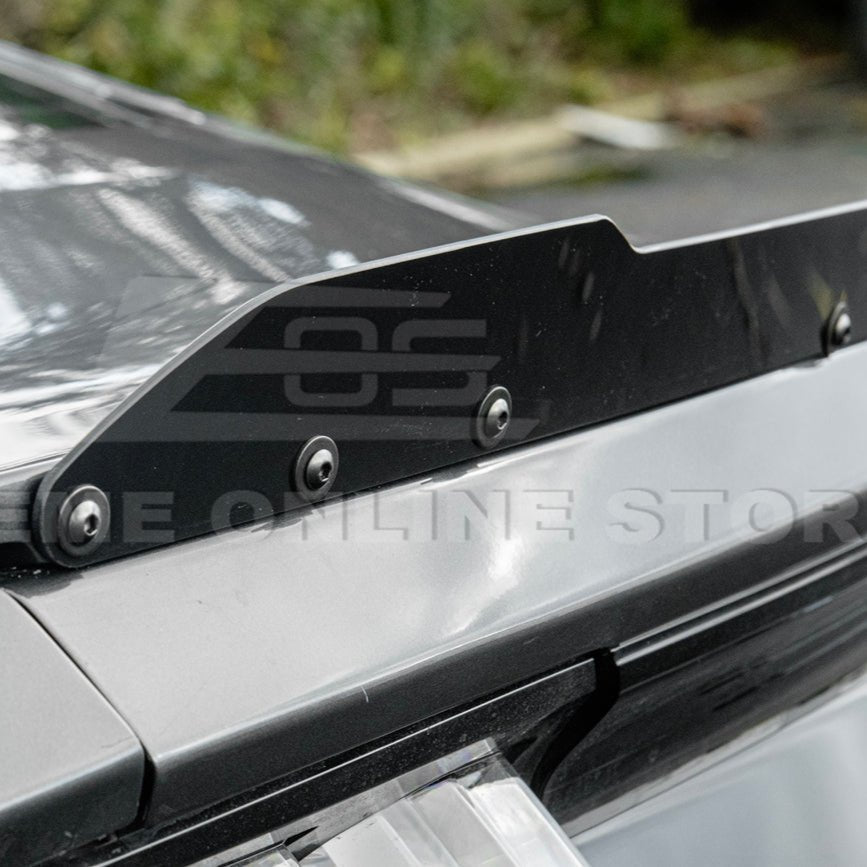 Ford Mustang S550 EOS Performance Track Style Smoke Carbon Wickerbill Spoiler Flap Insert 2015-2023