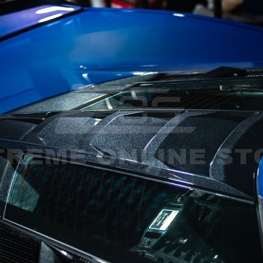 Corvette C8 ZR1 Style Carbon Flash Rear Window Louver Vent Cover 2020-Up