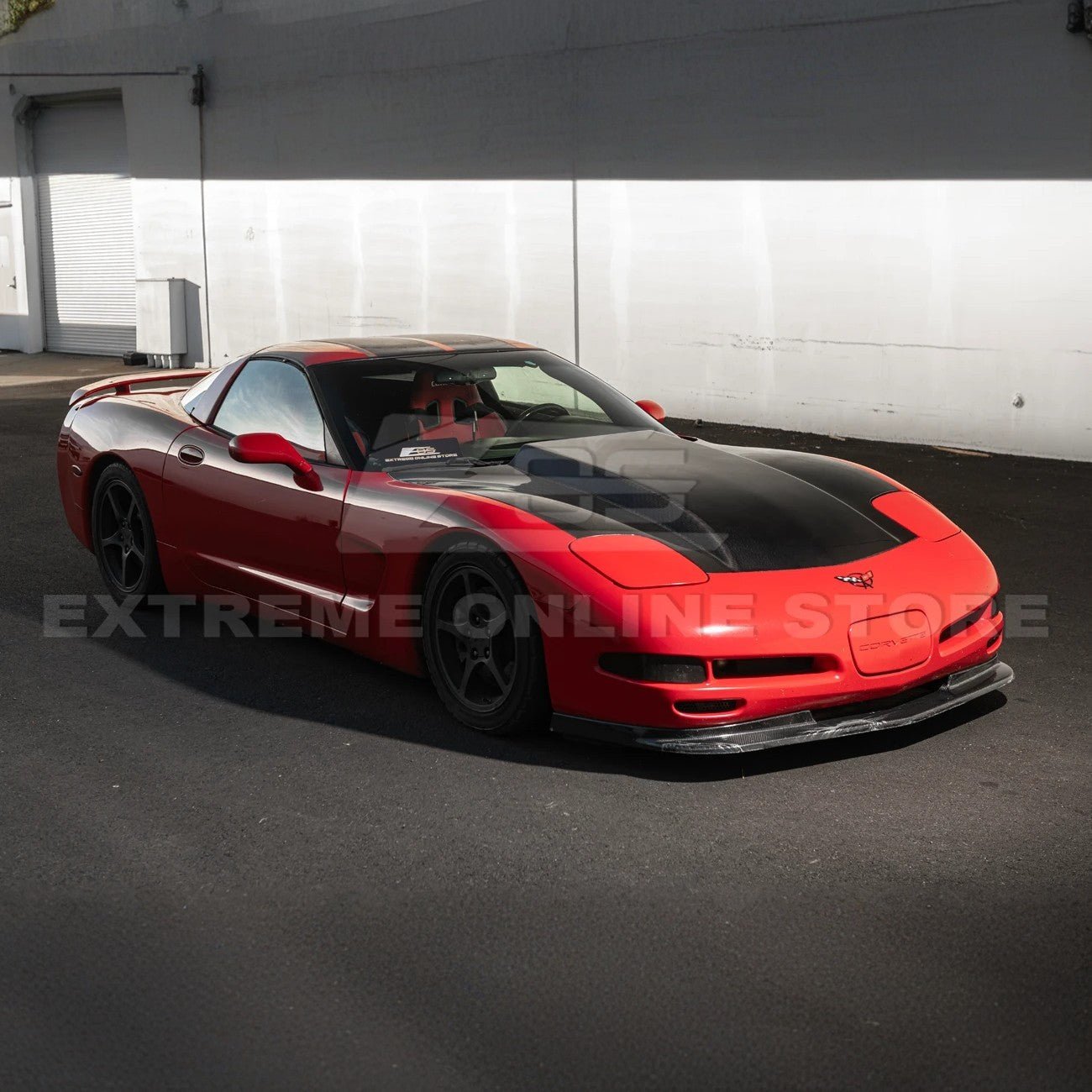 Chevrolet Corvette C5 EOS Performance Style Carbon Fiber Front Cow Vented Hood Cover 1997-2004