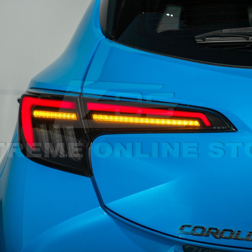 Corolla Hatchback GR Sequential LED Clear Rear Taillights 2019-Up