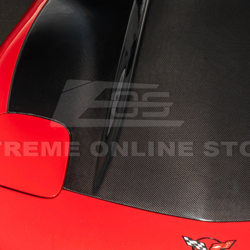 Chevrolet Corvette C5 EOS Performance Style Carbon Fiber Front Cow Vented Hood Cover 1997-2004