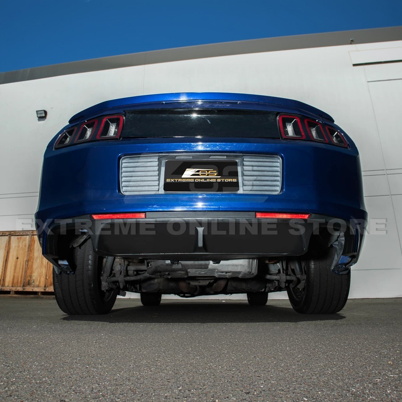 Ford Mustang S197 GT500 Style Rear Bumper Diffuser 2013-2014
