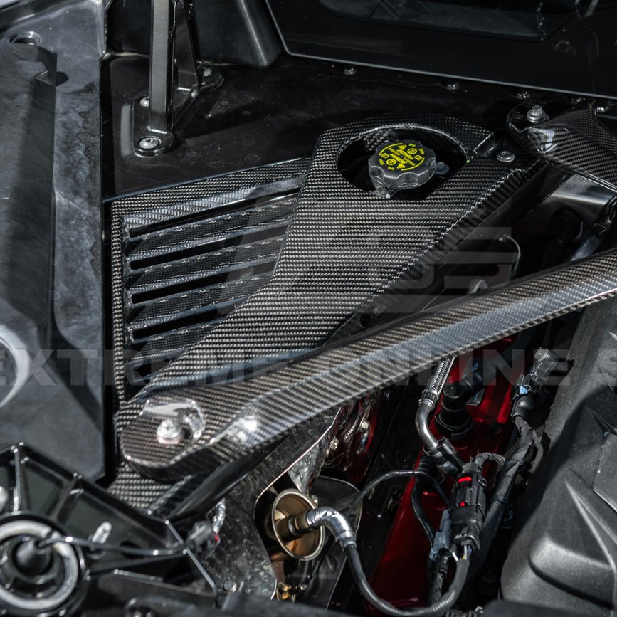 Chevrolet Corvette C8 E-Ray Coupe Factory Style Dry Carbon Fiber Engine Bay Panel 2024-Up