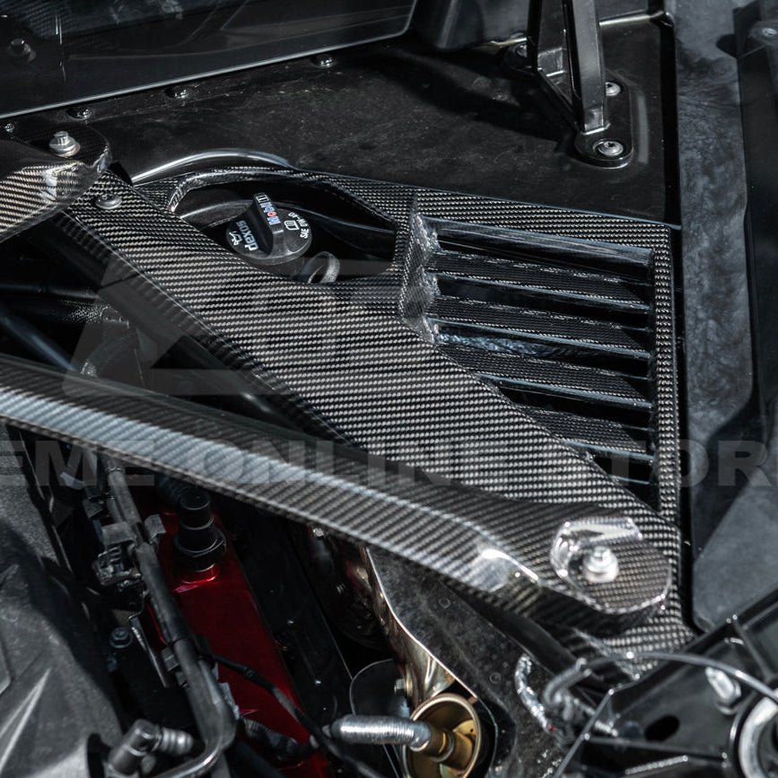 Chevrolet Corvette C8 E-Ray Coupe Factory Style Dry Carbon Fiber Engine Bay Panel 2024-Up