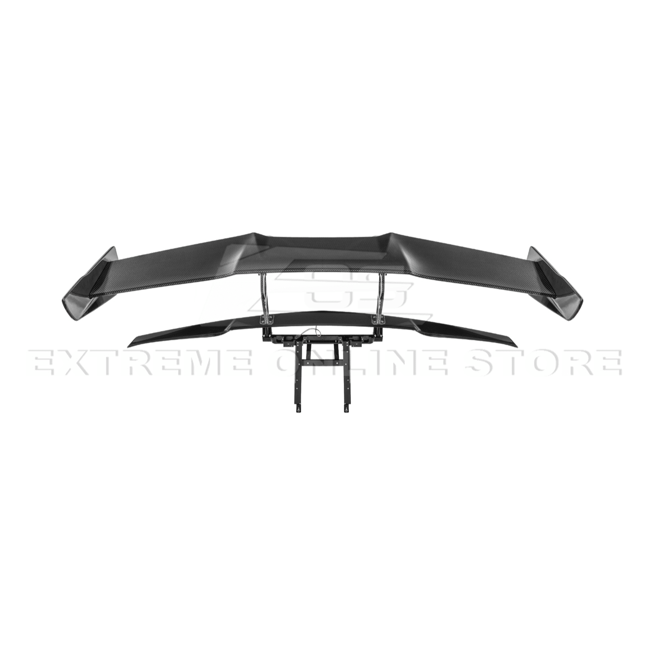 Chevrolet Corvette C7 ZR1 ZTK Style Carbon Fiber Extended High Wing Spoiler Kit 2014-2019