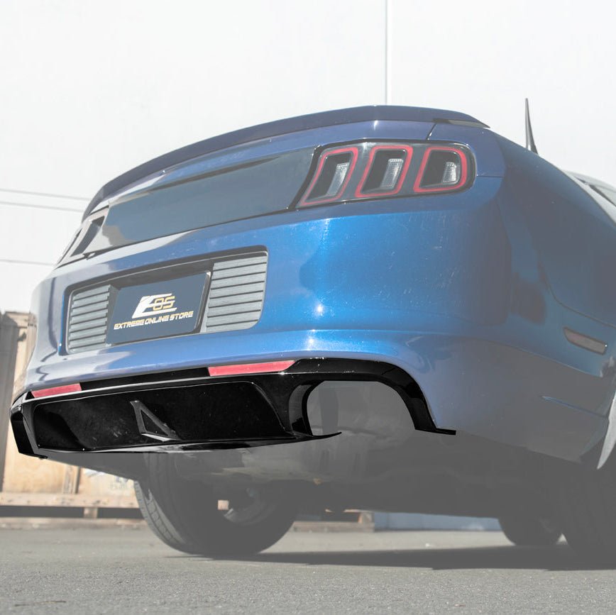 Ford Mustang S197 GT500 Style Rear Bumper Diffuser 2013-2014