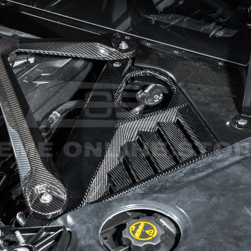 Chevrolet Corvette C8 E-Ray Coupe Factory Style Dry Carbon Fiber Engine Bay Panel 2024-Up