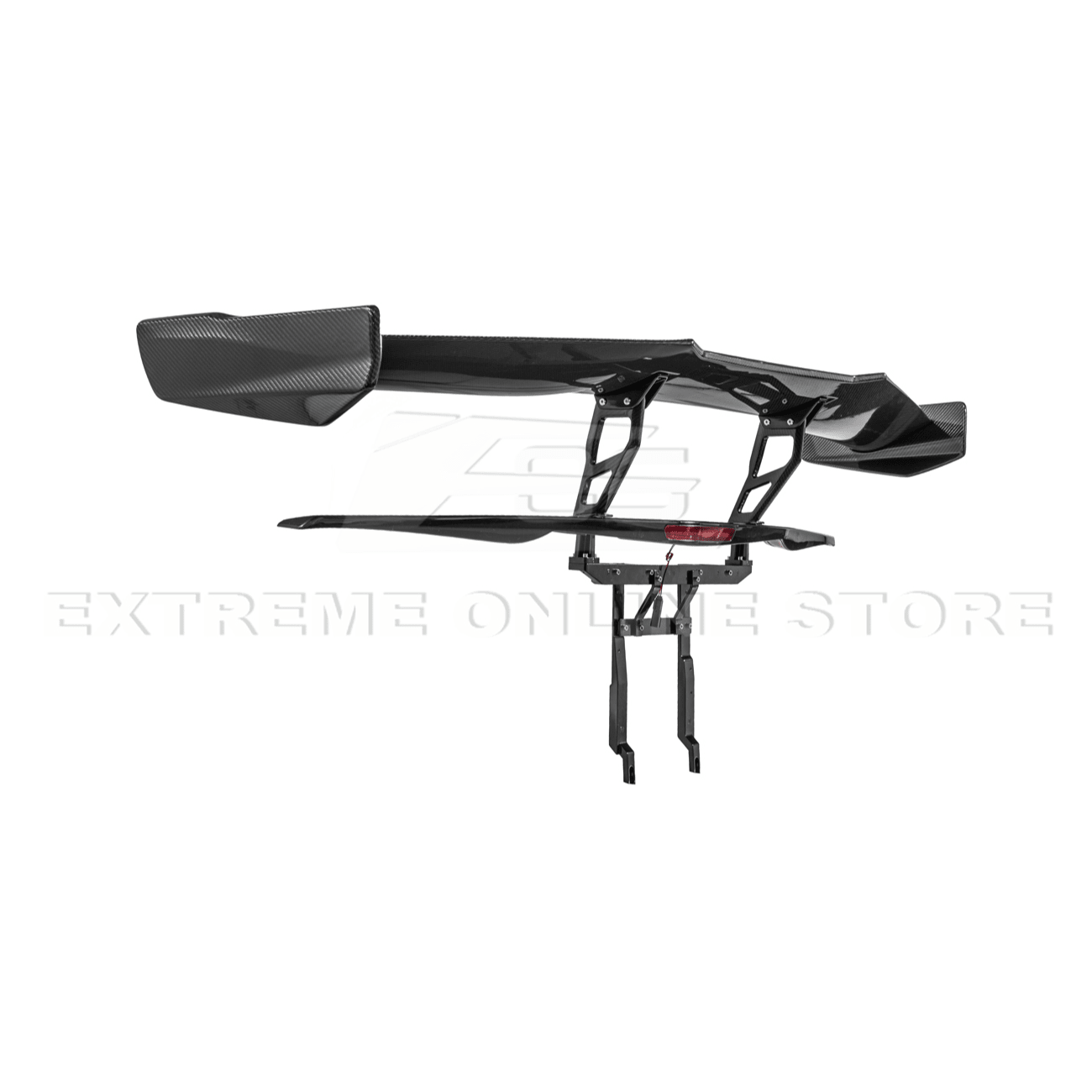 Chevrolet Corvette C7 ZR1 ZTK Style Carbon Fiber Extended High Wing Spoiler Kit 2014-2019
