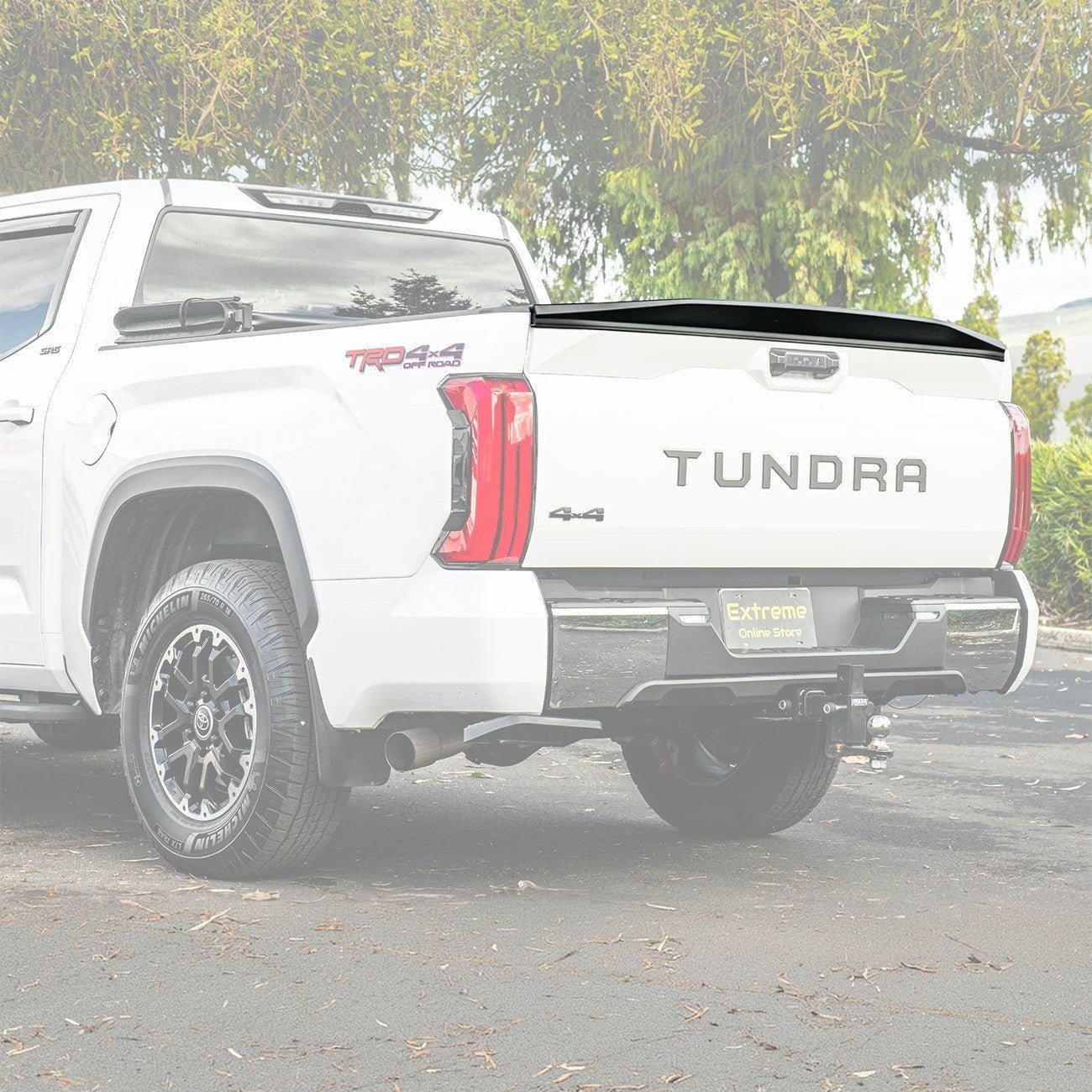 Toyota Tundra XK70 Matte Black Tailgate Rear Spoiler 2022-Up