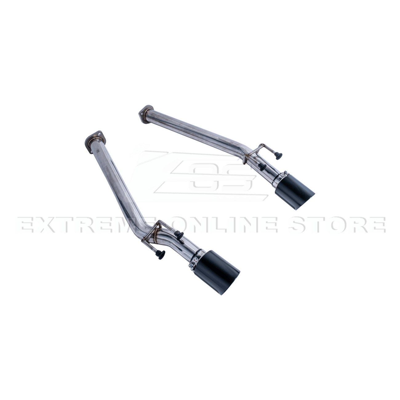 Pontiac GTO Zeta Muffler Delete Axle Back Dual Black Tip Exhaust 2005-2006