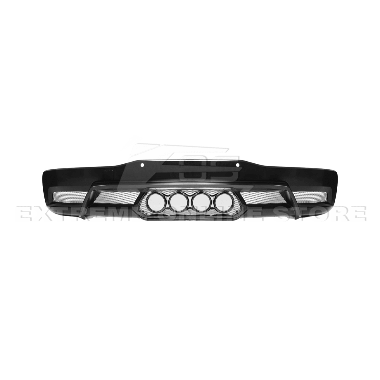 Chevrolet Corvette C8 Z06 Package Style Matte Black Rear Center Quad Exit Diffuser 2020-Up