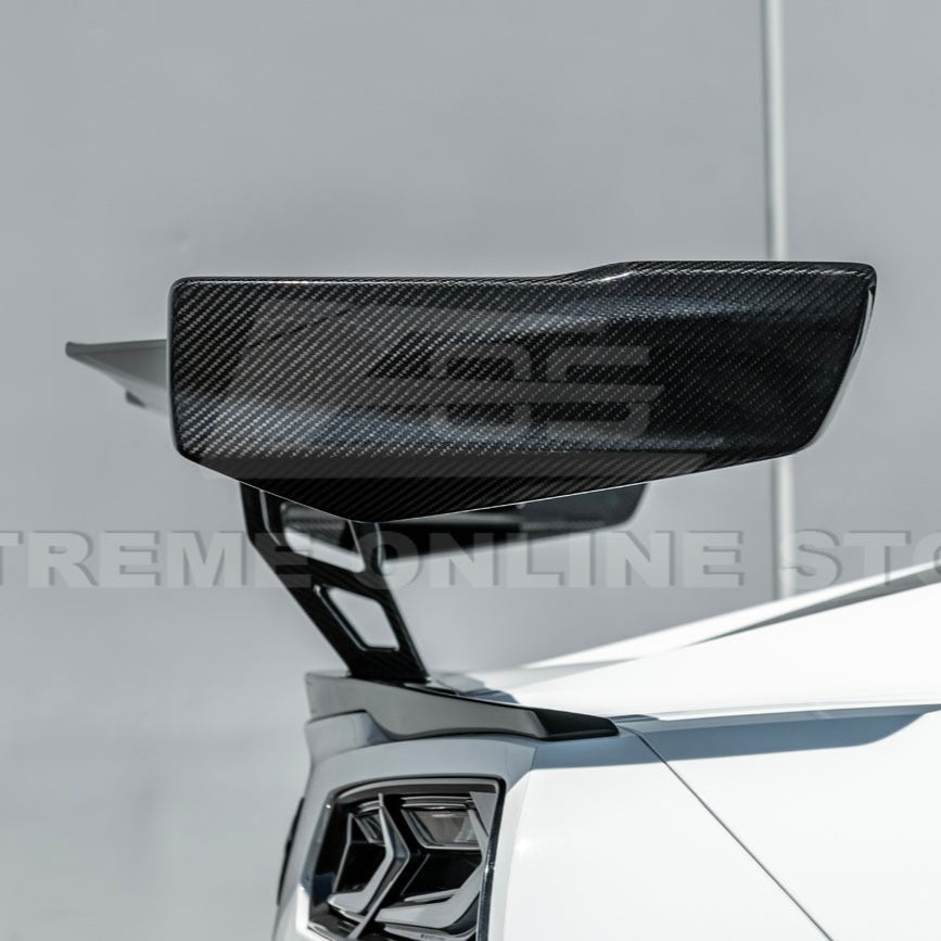 Chevrolet Corvette C7 ZR1 ZTK Style Carbon Fiber Extended High Wing Spoiler Kit 2014-2019