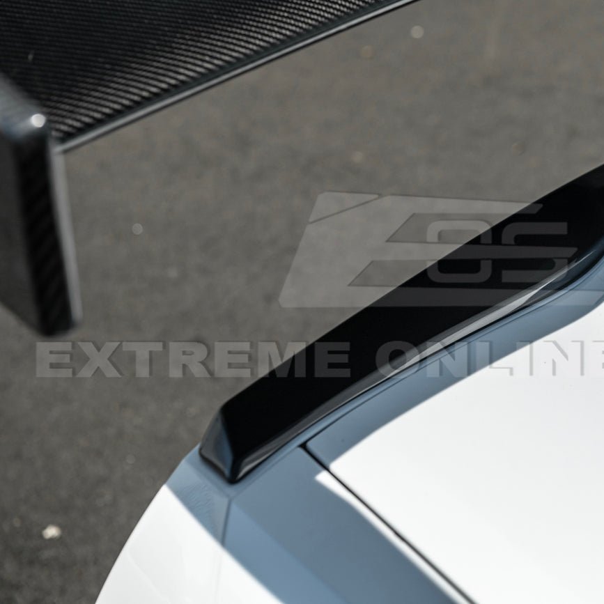 Chevrolet Corvette C7 ZR1 ZTK Style Carbon Fiber Extended High Wing Spoiler Kit 2014-2019